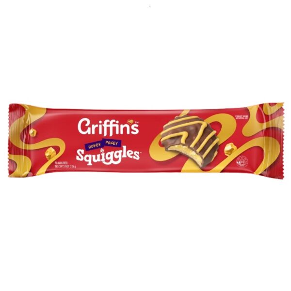 Griffins Squiggles Hokey Pokey 215g