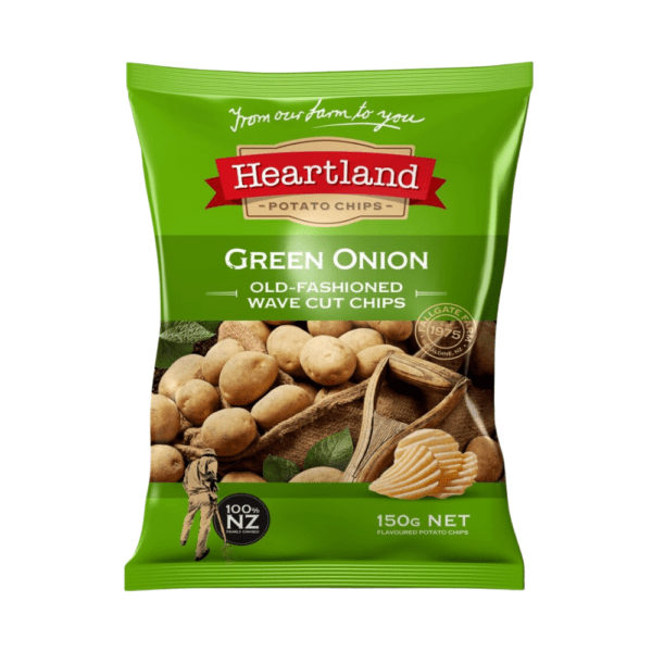 Heartland Potato Chips Green Onion 150g