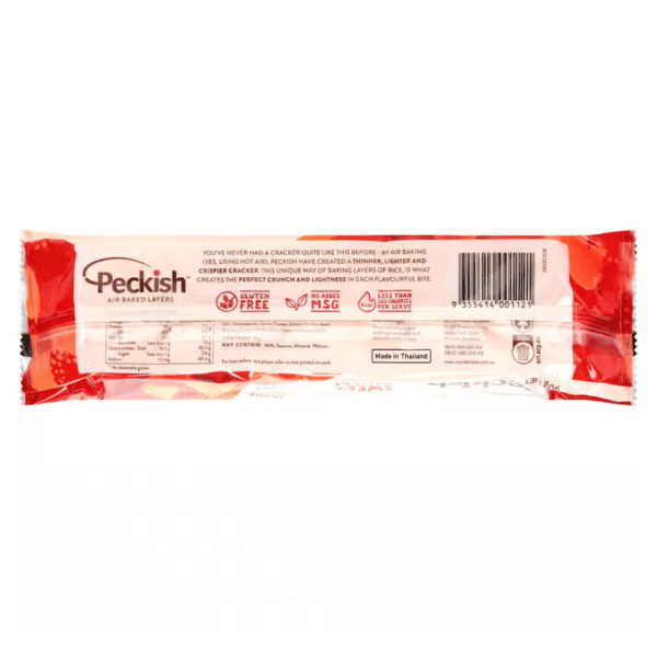 Peckish Sweet Chilli Flavour Rice Crackers 100g