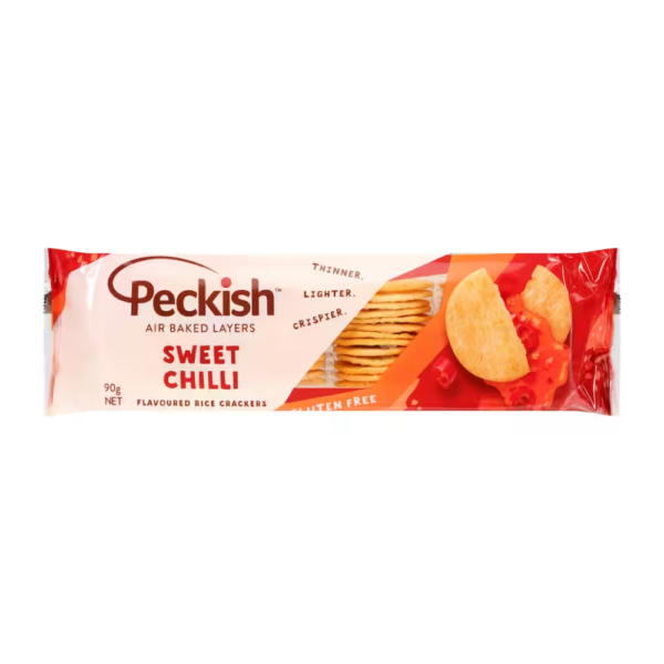 Peckish Sweet Chilli Flavour Rice Crackers 90g