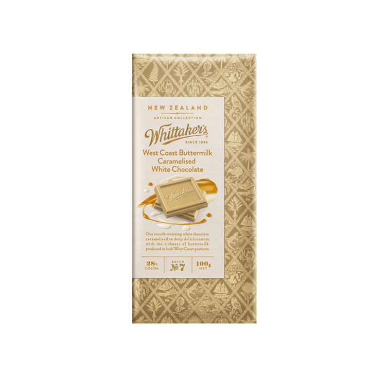 Whittakers Artisan Collection Chocolate Block West Coast Buttermilk Caramelised