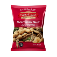 Heartland Potato Chips Southern Salt 150g