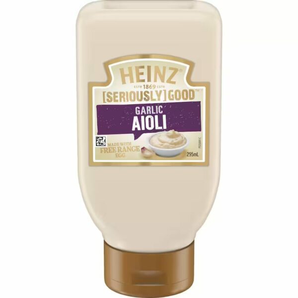 Heinz Seriously Garlic Aioli 295ml