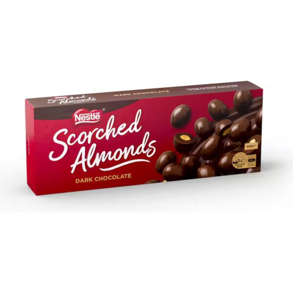 Nestle Dark Chocolate Scorched Almonds 240g