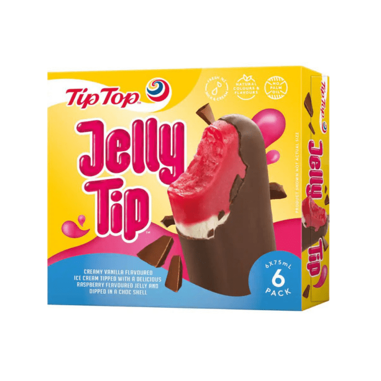 Find New Zealand Tip Top Jelly Tip Ice Cream On a Stick 6pk in SG