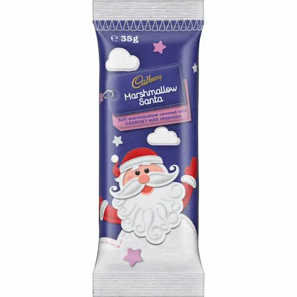 Cadbury Chocolates Marshmallow Santa 35g