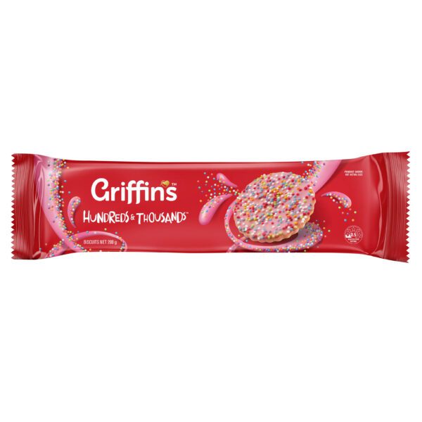 Griffins Cookie Bear Hundreds & Thousands 200g