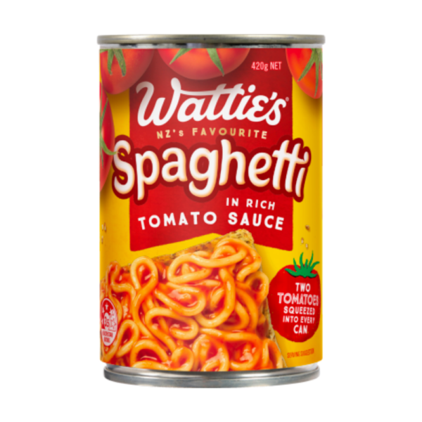 Watties Spaghetti In Tomato Sauce 420g