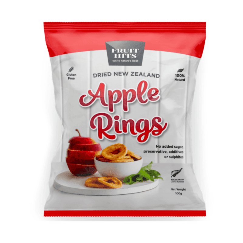 NZ Apple Products Dried Apple Rings 100g
