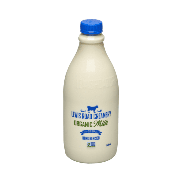 Lewis Road Creamery Organic Homogenised Milk 1.5L