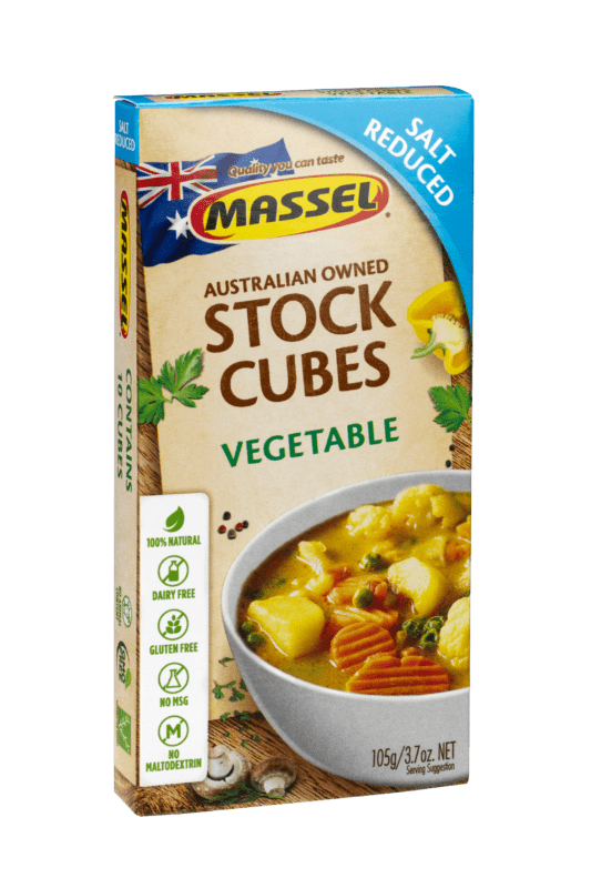 Massel Ultra Salt Reduced Stock Cubes Vegetable 105g