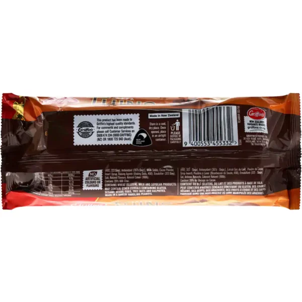 Griffins Chocolate Biscuits Jaffa Thins 180g