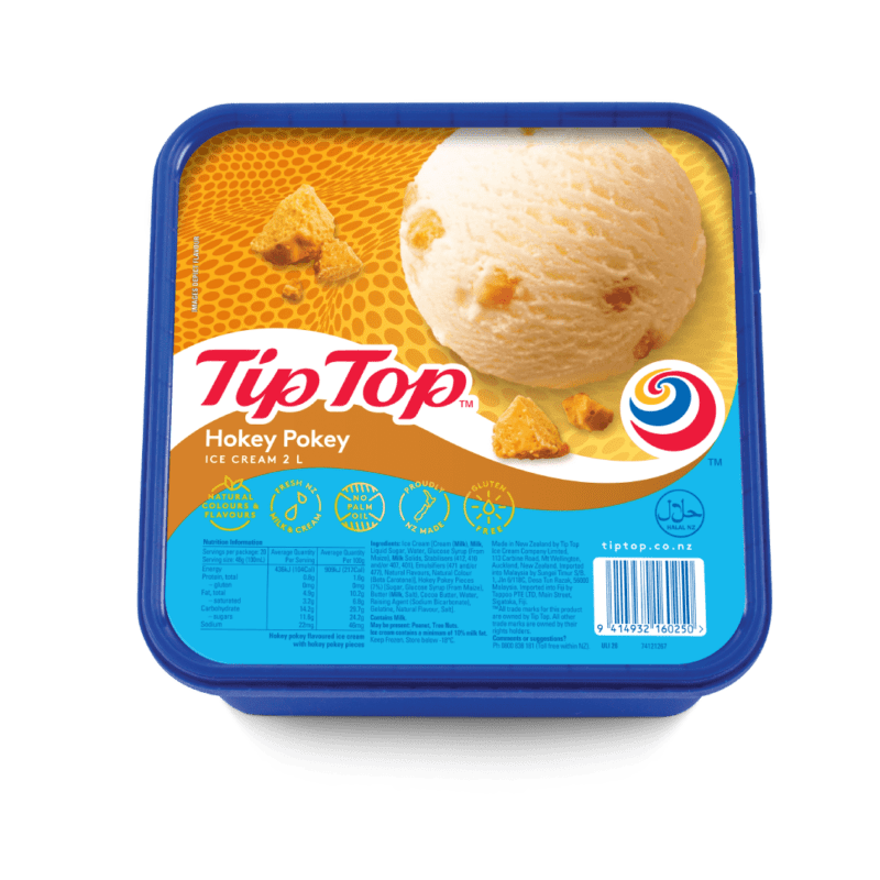 Tip Top Ice Cream Hokey Pokey 2L