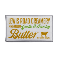 Lewis Road Creamery Flavoured Butter Garlic & Parsley 250g