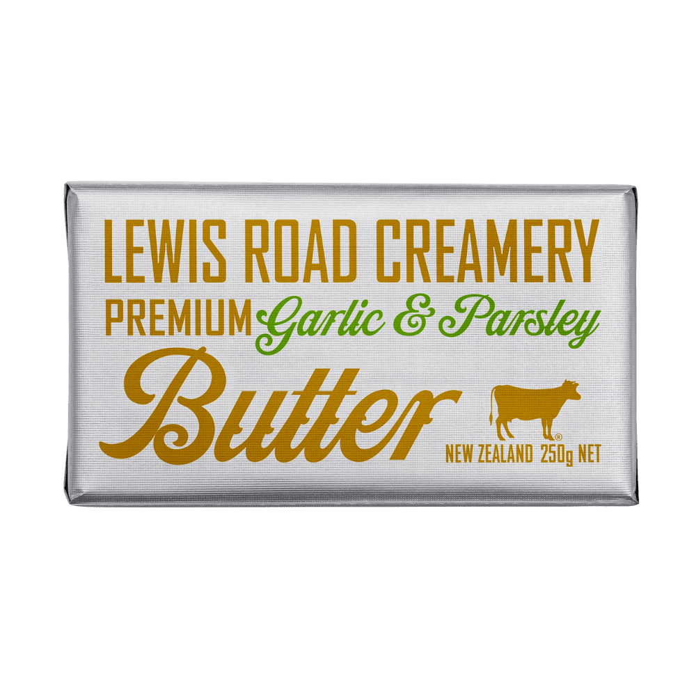 Lewis Road Creamery Flavoured Butter Garlic & Parsley 250g
