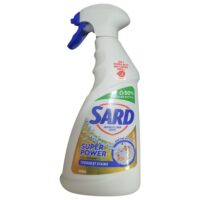 Sard Super Power Stain Remover Spray in a 420ml bottle with a spray nozzle.