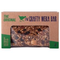 Crafty Weka Original Bar in a cardboard packaging, featuring nuts and seeds.
