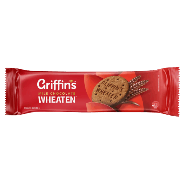 Griffins Biscuits Milk Chocolate Wheaten 200g