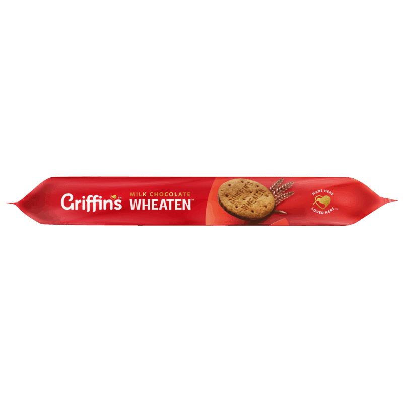 Griffins Biscuits Milk Chocolate Wheaten 200g Side