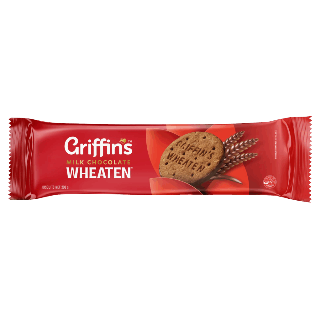 Griffins Biscuits Milk Chocolate Wheaten 200g