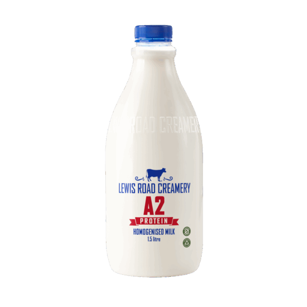 Lewis Road Creamery Homogenised A2 Protein White Milk 6 x 1.5L