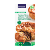 Pavillion Vegan Mince and Cheese Pie 2 x 180g pack