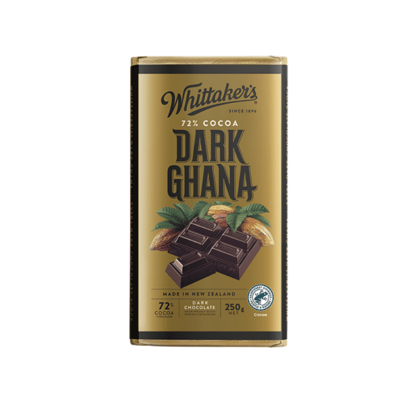Whittakers Chocolate Block Dark Ghana 250g
