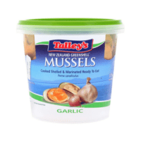 Talley's Mussels Cooked Garlic Marinated 375g