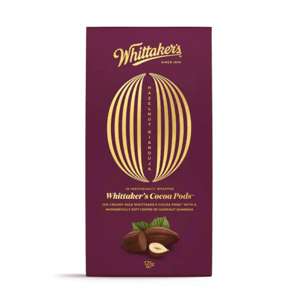 Whittakers Chocolates Hazelnut Pods 125g