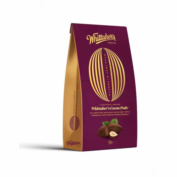 Whittakers Chocolates Sharepack Hazelnut Pods 125g