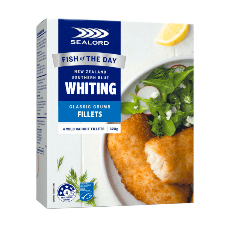 Sealords Whiting Crumbed Fillets 320g