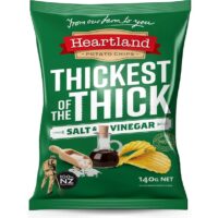 Heartland Thickest of the Thick Salt & Vinegar 140g