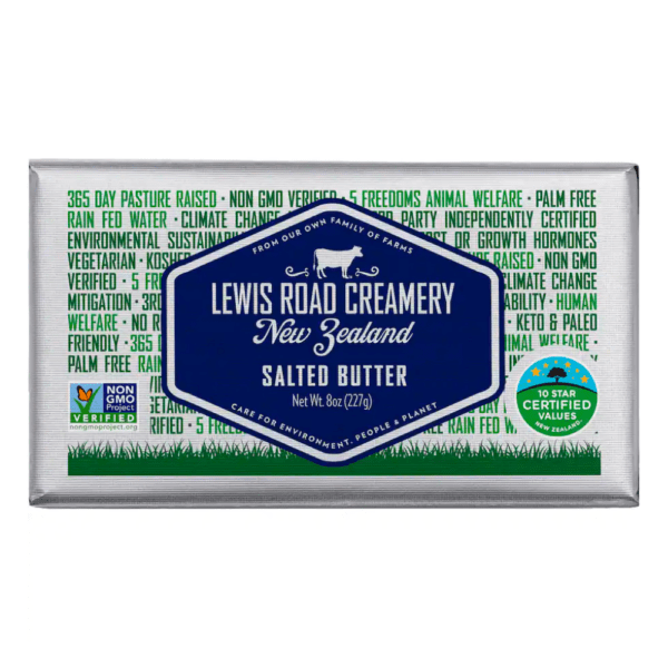 Lewis Road Creamery Butter Salted 10 Star Values 227g