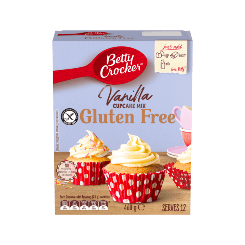 Betty Crocker Vanilla Cupcake Gluten Free 460g