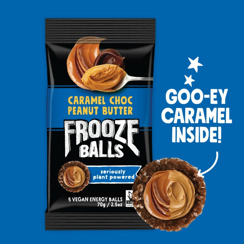 Frooze Balls Caramel Choc Peanut Butter 5 Ball Pack 70g