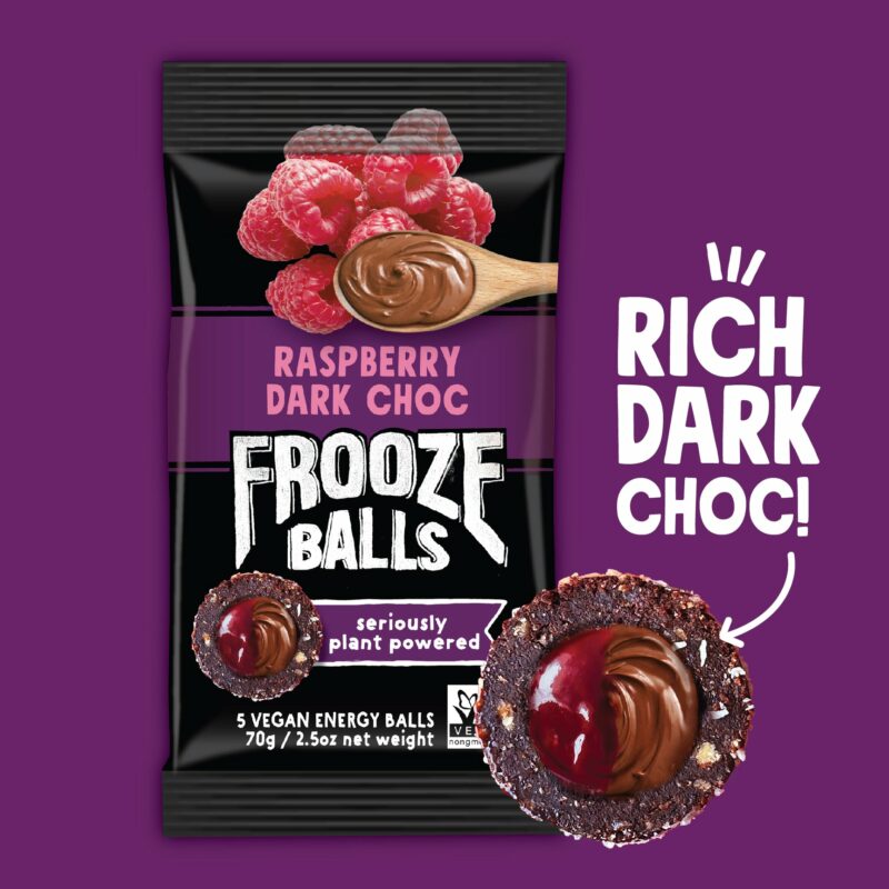 Frooze Balls Raspberry Dark Chocolate 5 Ball Pack 70g