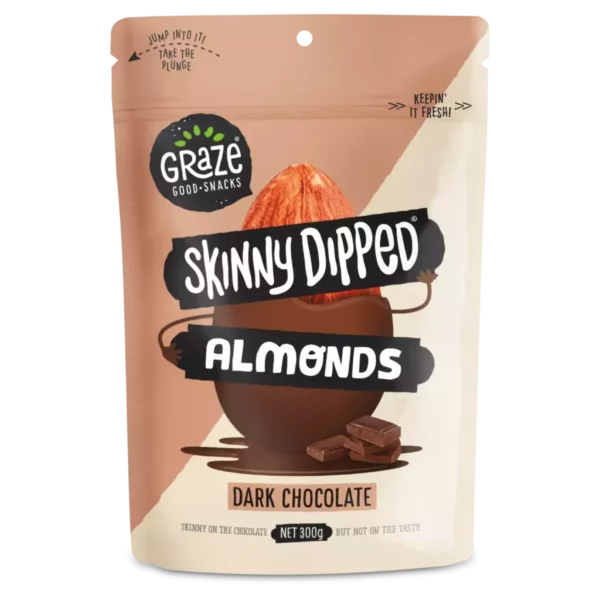 Skinny Dipped Almonds Dark Chocolate 300g