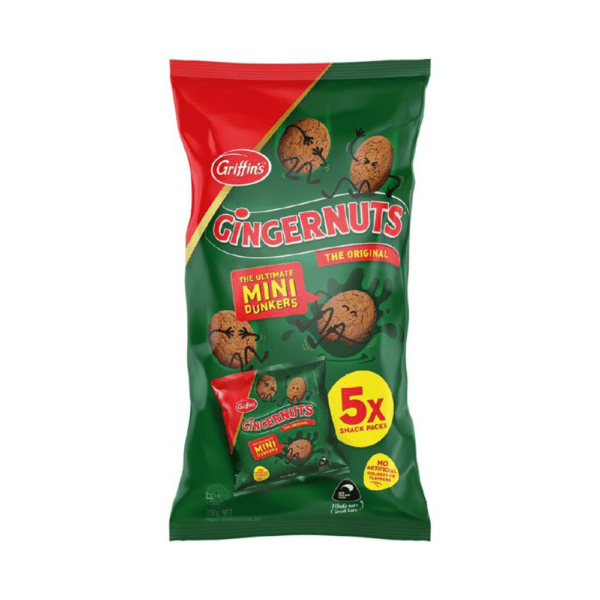 Griffin's Gingernuts Minis Biscuits 125g
