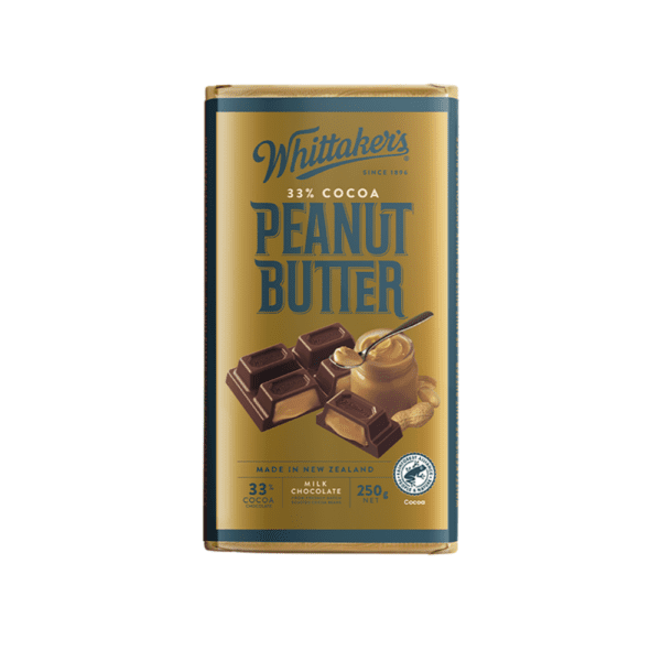 Whittakers Chocolate Block Peanut Butter 250g