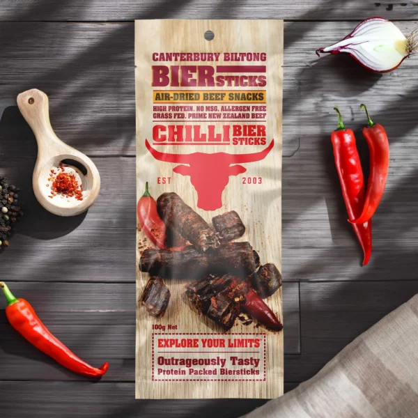 Canterbury Biltong (Jerky) Chilli 100g