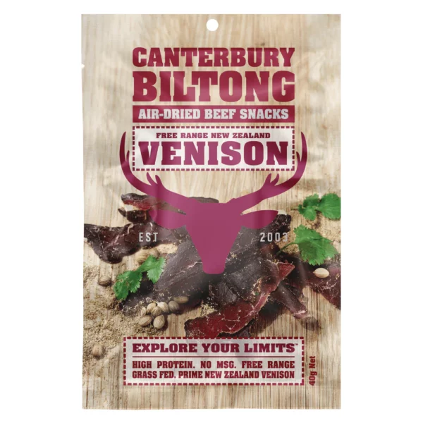 Canterbury Biltong (Jerky) Venison 40g