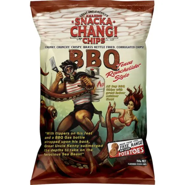 Snacka Changi Chips BBQ 150g