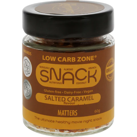 Low Carb Zone Savoury Sweet Snacking- Salted Caramel 60g
