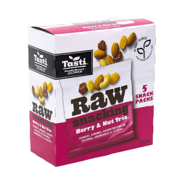 Tasti Raw Snacking Mix Berry & Nut Trio Snack Packs