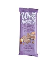 Well Naturally Milk Chocolate Fruit Nut 90g