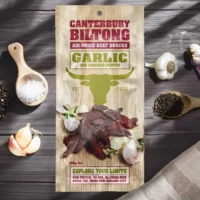 Canterbury Biltong (Jerky) Garlic & Cracked Pepper 100g