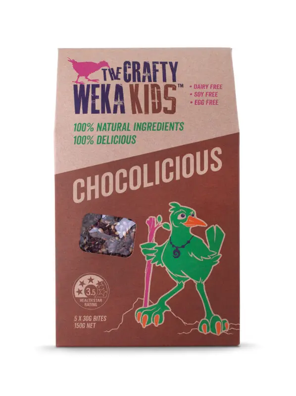 The Crafty Weka Kids Chocolicious Pack of 5 x 30g