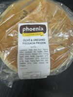 Phoenix Gluten Free Olive and Oregano Foccaccia Frozen 650g