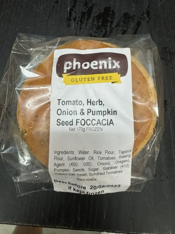 Phoenix Gluten Free Tomato ,Herb, Onion and Pumpkin Seed 170g