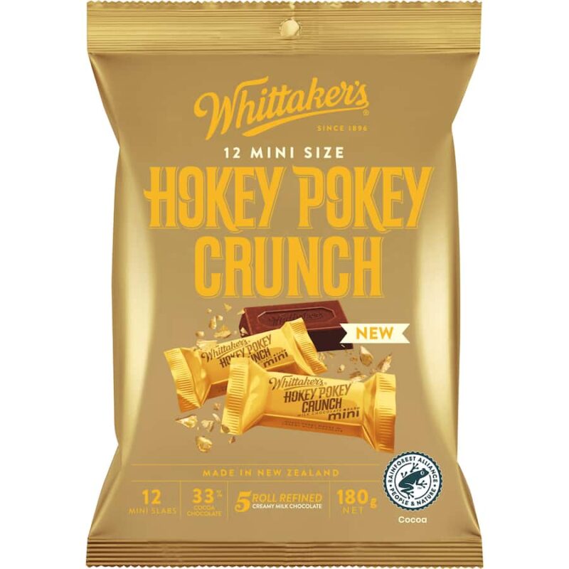 Whittakers Chocolate Sharepack Hokey Pokey Crunch 180g